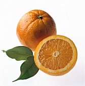 Whole and Half of an Orange