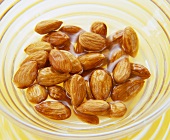 Almonds in syrup