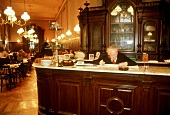 Interior of Sperl Vienna coffee house