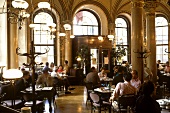 Interior of Café Zentral in Vienna