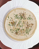 Duck Cream Soup with Lentils
