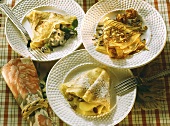 Heidelbeercrepe,Schokoladen-Walnuss-Crepe,Apfel-Calvados-Crepe