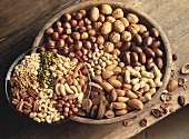 Assorted Nuts in Bowls