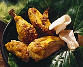 Knusprige Hähnchenstücke (Ayam pangagang)
