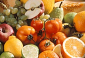 Frisch gewaschenes Obst & Tomaten