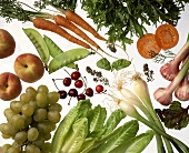 Verschiedenes Obst, Gemüse, Salat & Kräuter