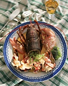 Lobster in cream sauce with Irish Whiskey (Dublin lawyer)