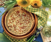 Cheese and bacon tart (from Switzerland)