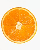 Cross Section of a Juicy Orange