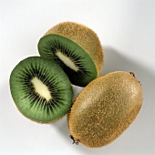 Whole Kiwi and Cut Kiwi