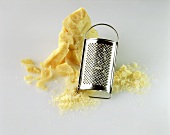 Parmesan Cheese with a Cheese Grater