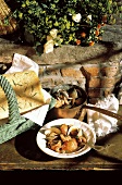 Seafood Soup For a Picnic in the Garden
