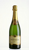 A bottle of Taittinger champagne brut