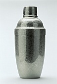 A Cocktail Shaker with Condensation