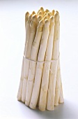 A bundle of white asparagus