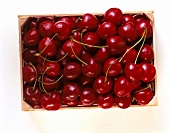 Several Red Cherries; Overhead