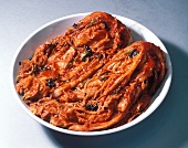 Kimchi (spicy Korean leaf beet dish)