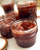Jars of Strawberry Jam