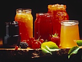 Assorted Jars of Jam