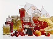 Still life with jams and jellies