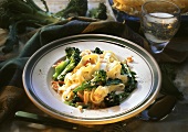 Tagliatelle alla veronese (pasta with broccoli & bacon)