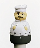 Kitchen timer in shape of small chef