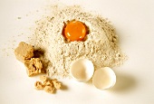 Ingredients for yeast dough