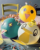 Balloon birds for children's carnival