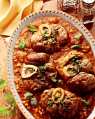 Osso buco alla milanese (Braised slices of veal shin)