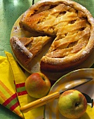 Apple pie with cider