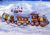 Train Made of Gingerbread