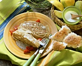 Greek meatloaf with sheep's cheese and pine nuts