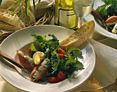 Conchiglie in insalata (Muschelnudeln mit Ricottafüllung)