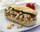 Ciabatta with chicken