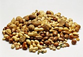 Various nuts in a heap