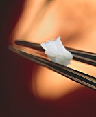 Rice on chopsticks (detail)