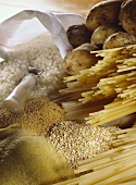 Getreide, Nudeln, Reis und Kartoffel