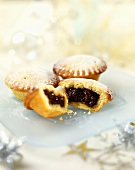 Small English mince pies for Christmas
