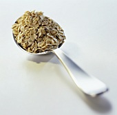 A spoonful of oat flakes