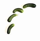 Four pickled gherkins