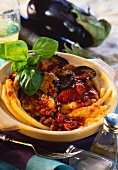Maccheroni al forno (aubergine and macaroni bake)