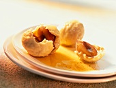 Potato dumplings with plum filling