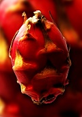 Red pitahaya, background: enlarged pitahaya