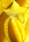 Carambola and carambola slice (star fruit)