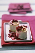 Goat's cheese with berry confit
