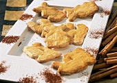 Spiced spekulatius (shaped biscuits)