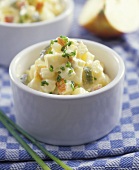 Cheese and apple salad