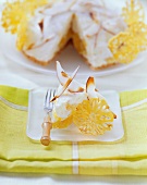 Pineapple and coconut cake