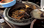 Rice field eels at a market in Southern China