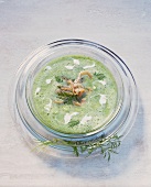 Cucumber gazpacho with Graved Lachs